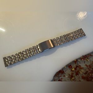 Two-tone stainless steel watch band NEW